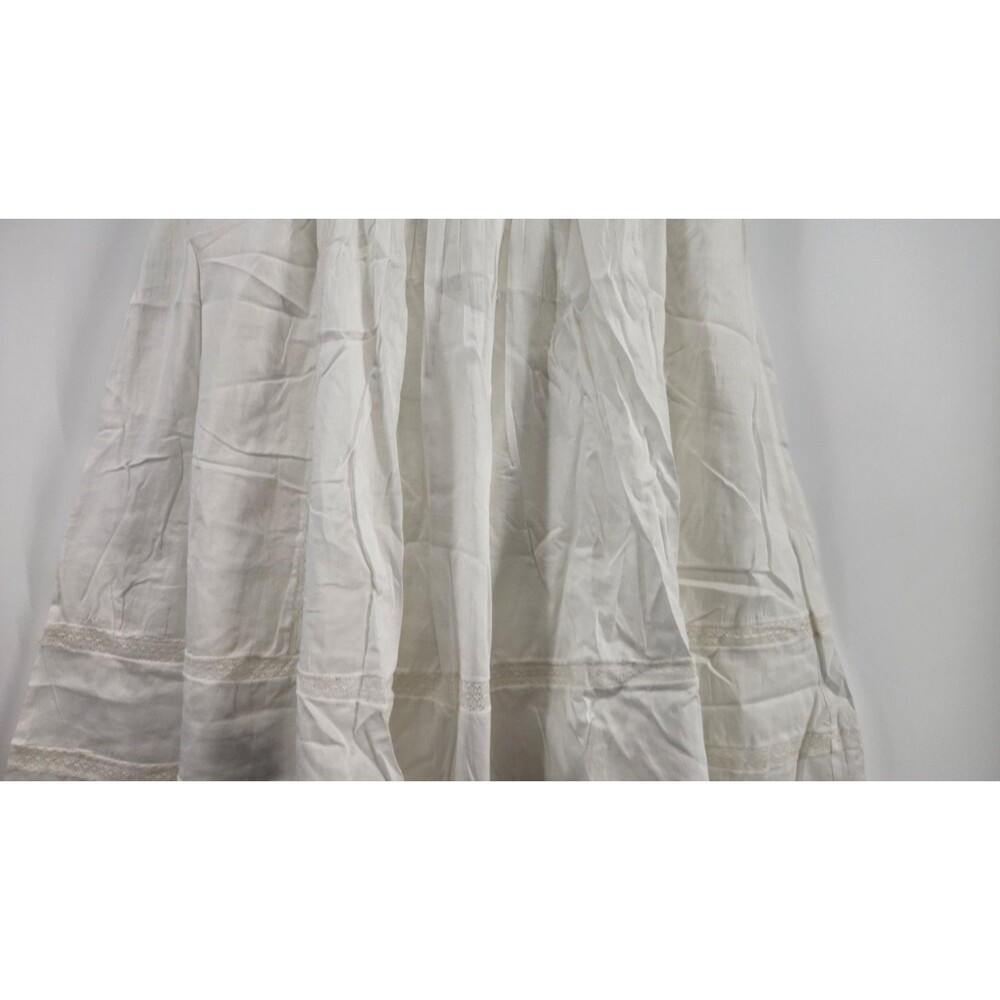 Mango MNG Womens Size 6 White Lace 100% Cotton Skirt NWT - Picture 3 of 11